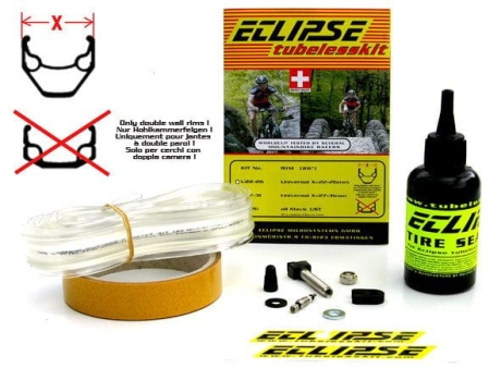 Przejdź do produktu Zestaw Eclipse Tubelesskit 26" Universal 27-31mm