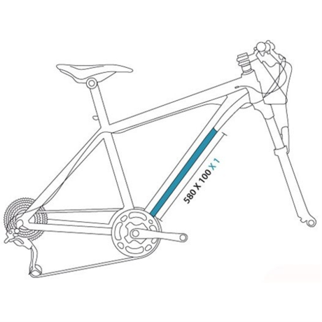 Przejdź do produktu Naklejki ClearProject na dolną rurę MTB
