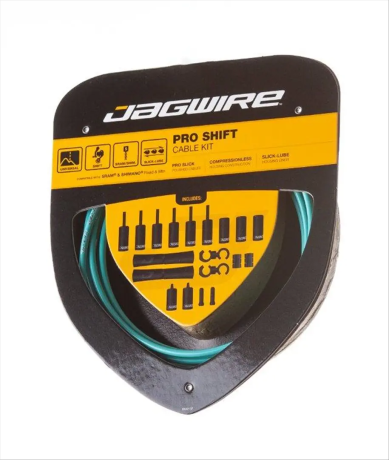 Przejdź do produktu Zestaw Jagwire linka i pancerz Bianchi Bluee