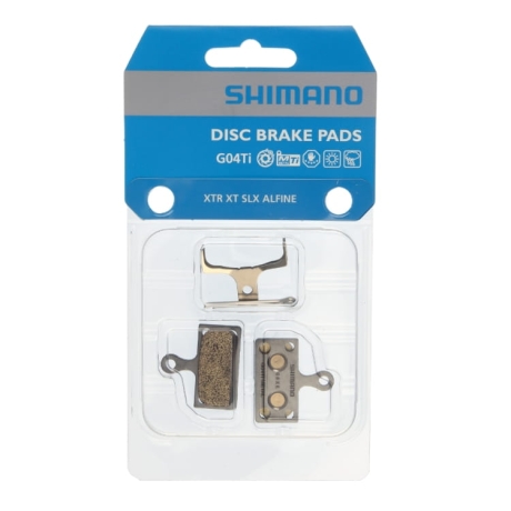 Przejdź do produktu Klocki Disc Shimano G04Ti Metaliczne (okładziny)