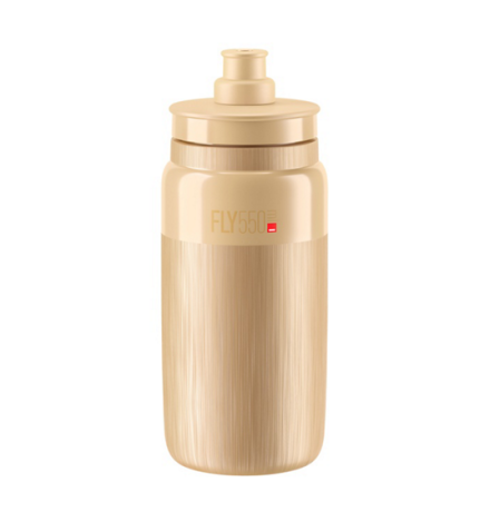 Przejdź do produktu Bidon Elite FLY TEX Beige/Grey Logo 550ml
