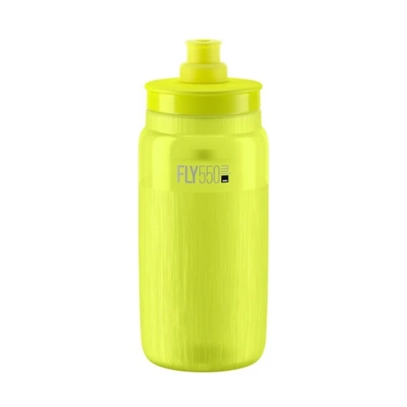 Przejdź do produktu Bidon Elite FLY TEX Yellow/Grey Logo 550ml