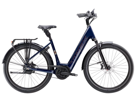 Przejdź do produktu Rower Trek District+ 5 Lowstep 545 Dark Blue