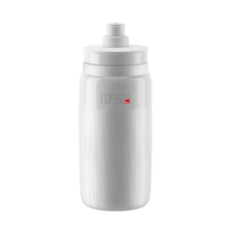 Przejdź do produktu Bidon Elite FLY TEX White/Grey Logo 550ml