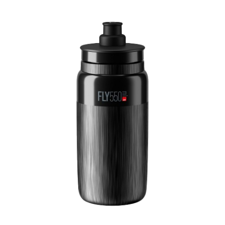 Przejdź do produktu Bidon Elite FLY TEX Black/Grey Logo 550ml