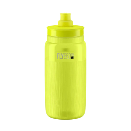 Przejdź do produktu Bidon Elite FLY TEX Yellow/Grey Logo 550ml