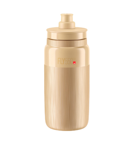 Przejdź do produktu Bidon Elite FLY TEX Beige/Grey Logo 550ml