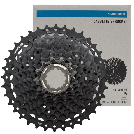 Przejdź do produktu Kaseta Shimano 9rz 11-41t CS-LG300-9