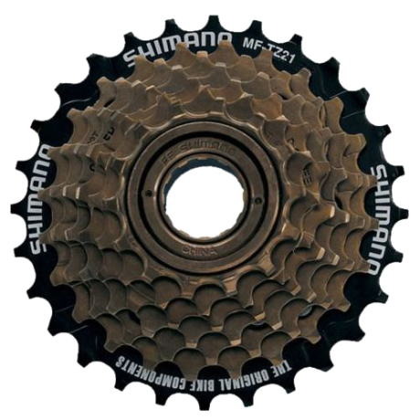Przejdź do produktu Wolnobieg Shimano Altus 6 rz. 14-28 Brązowy Osłona