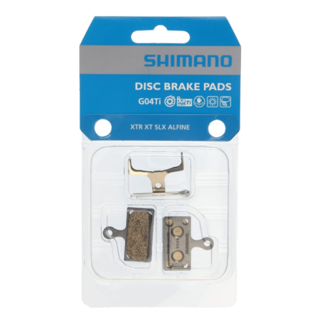Przejdź do produktu Klocki Disc Shimano G04Ti Metaliczne (okładziny)