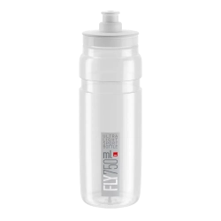 Bidon Elite FLY TEX Clear/Grey Logo 750ml